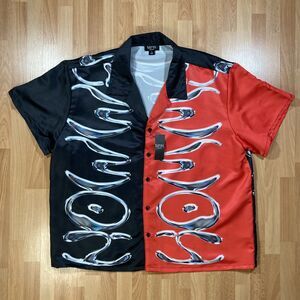 boohooMAN Short-Sleeve Novelty Print Shirt (Men’s XL) • NEW With Tag